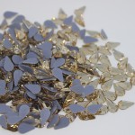 K9 Glass Crystal Loose Rhinestones Hotfix Flat Top Rectangle Shape Iron-on Rhinestones for DIY Crafts and Decoration